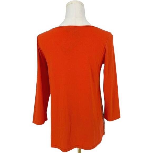 Y2K Vintage Topsy Turvy USA Rhinestone Graphic Tee 3/4 Sleeve Sz M Casual - Picture 4 of 6